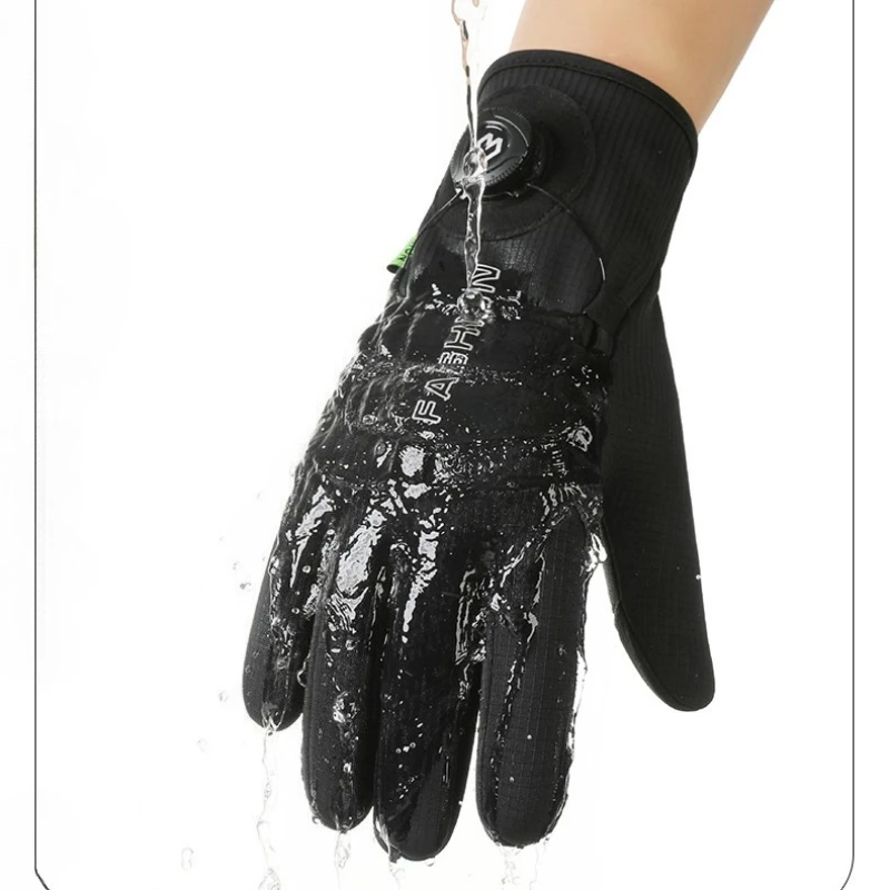 OFFBONDAG Winter Warm Gloves Men Women Extended Thickened Windproof Waterproof Sports Touchscreen MTB Skiing Cycling Gloves - Image 3