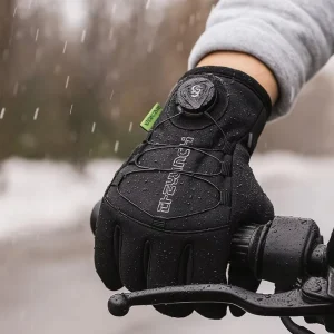 OFFBONDAG Winter Warm Gloves Men Women Extended Thickened Windproof Waterproof Sports Touchscreen MTB Skiing Cycling Gloves