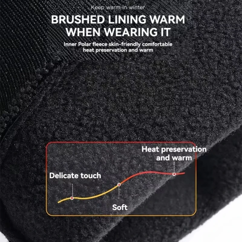 OFFBONDAG Winter Warm Gloves Men Women Extended Thickened Windproof Waterproof Sports Touchscreen MTB Skiing Cycling Gloves - Image 6