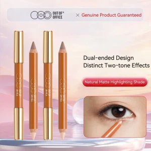 OUTOFOFFICE Double-Ended Contour Pen, Shadow Highlight Pen, Three-Dimensional Brightening Nose Shadow Concealer