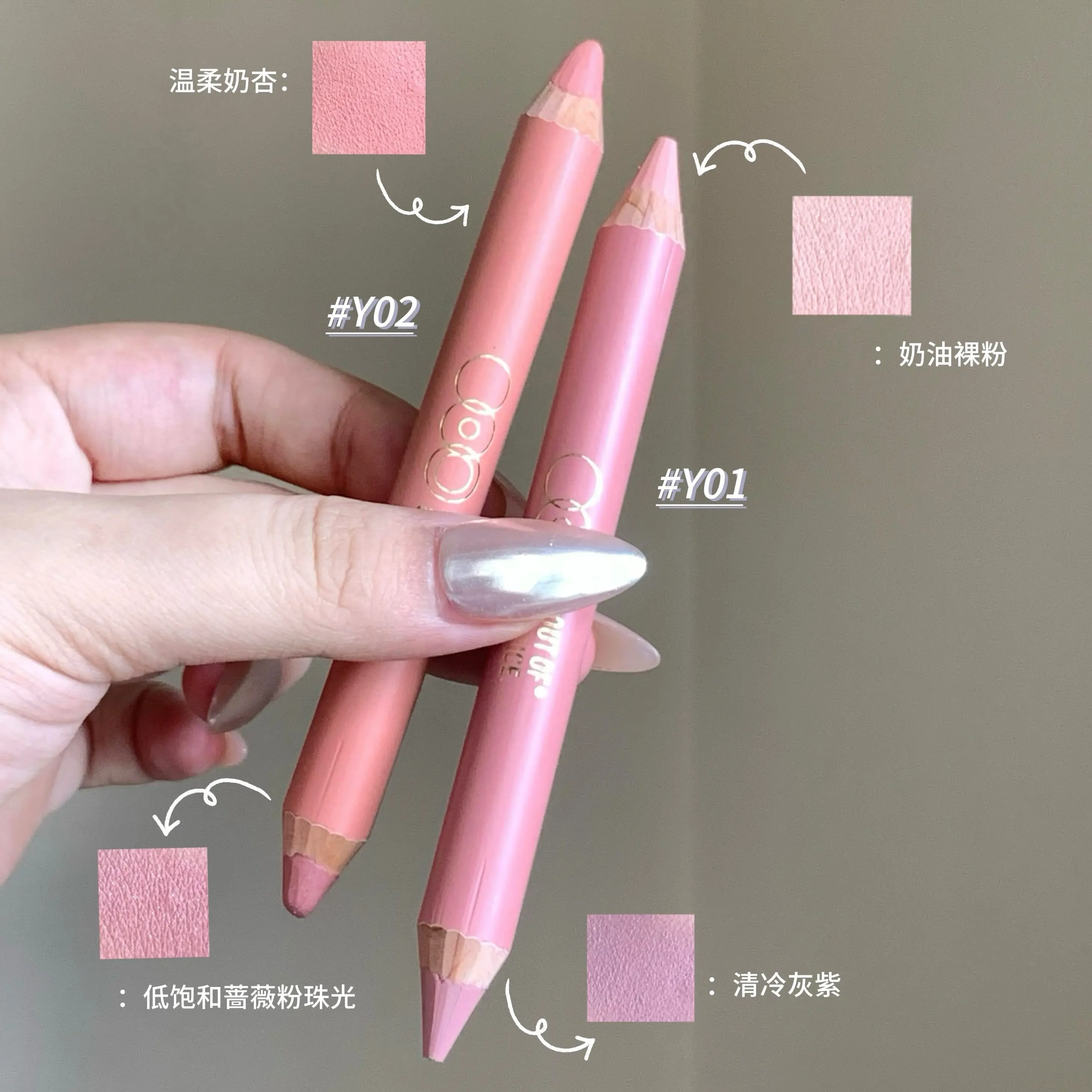 OUTOFOOFICE Double Ended Contour Stick OOO Shadow Blush Pen Nose Shadow Highlighter Brightener Face Makeup - Image 2