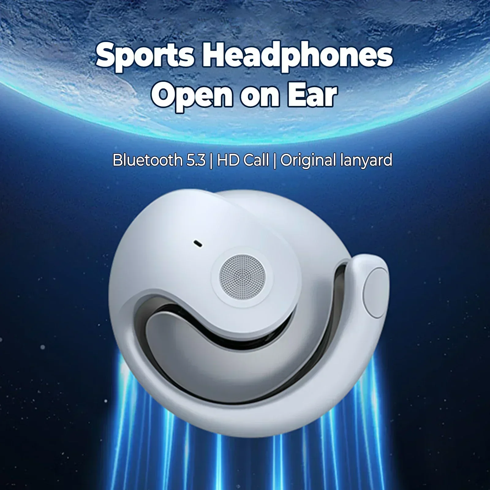 OWS EarHook Wireless Headphones Bone Conduction Headphones Noise Canceling Headset Touch Control Sports Earbuds - Image 2