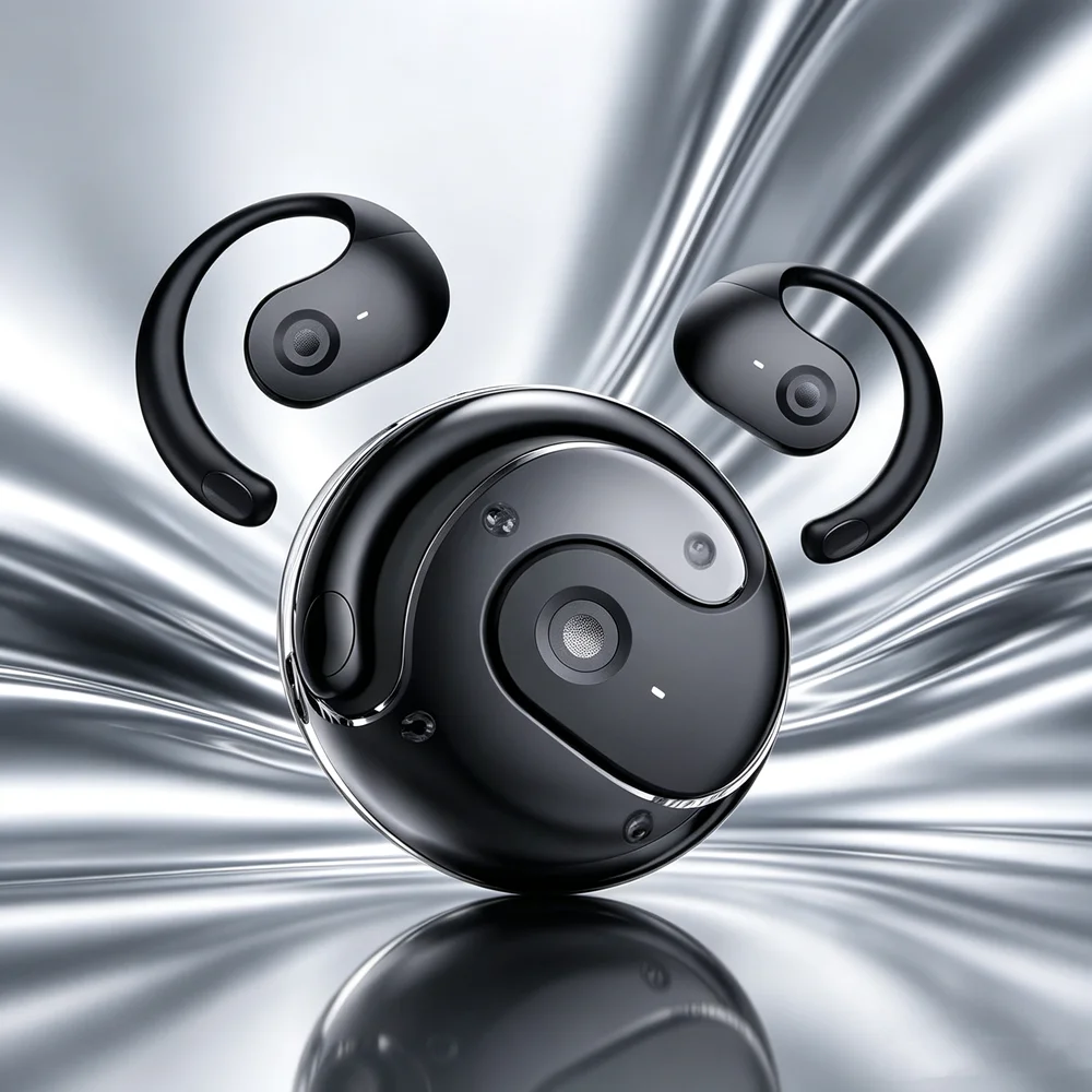 OWS EarHook Wireless Headphones Bone Conduction Headphones Noise Canceling Headset Touch Control Sports Earbuds - Image 3