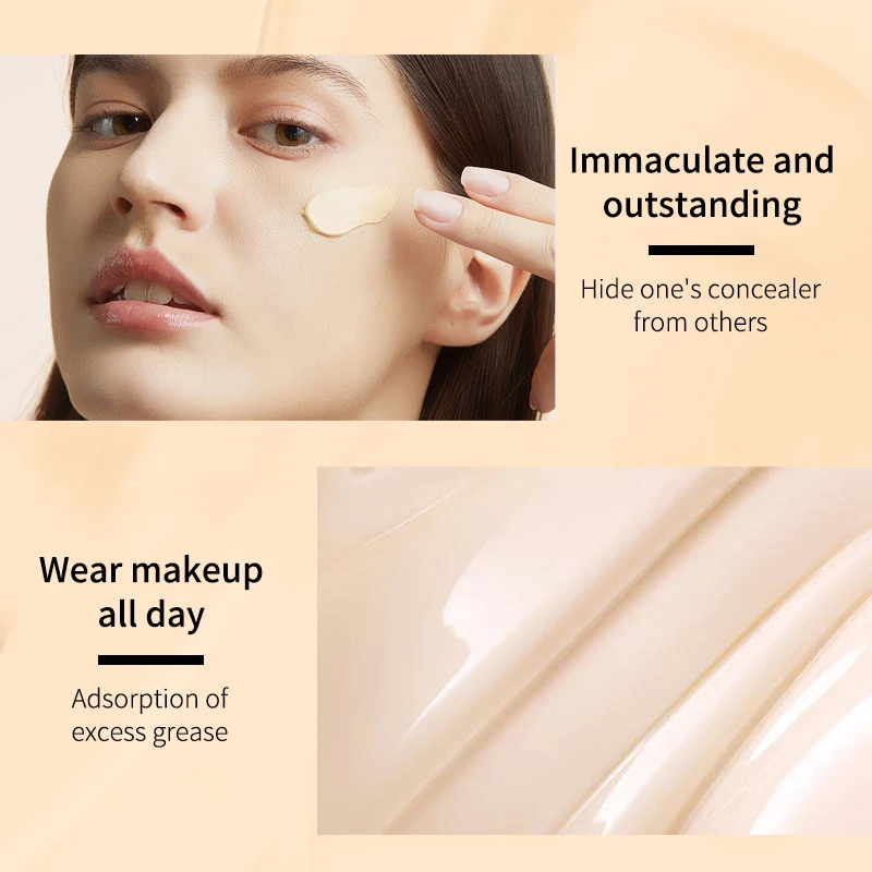 Ocheal 30g CC Cream Foundation Waterproff Concealer Moisturizing Sunscreen Liquid SPF 50+ Long Lasting Brightening Makeup Primer - Image 4
