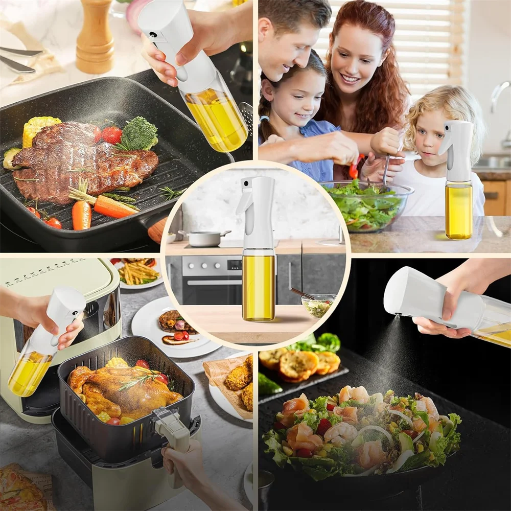 Oil Spray for Cooking - Olive Oil Dispenser Bottle Sprayer Mist-Reusable Food Grade Oil Vinegar,Spray Bottle Kitchen Accessories - Image 6