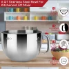 One 6qt Stainless Steel Bowl for Kitchenaid Picurean and Professional Models ONLY, Mixing Bowl for 6 Quart Bowl-Lift Stand Mixer
