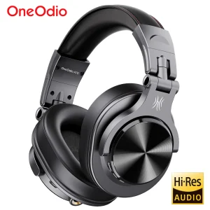 Oneodio Fusion A70 Bluetooth Headphones Hi-Res Audio Over Ear Wireless Headset 72H Professional Studio Monitor DJ HiFi Earphones