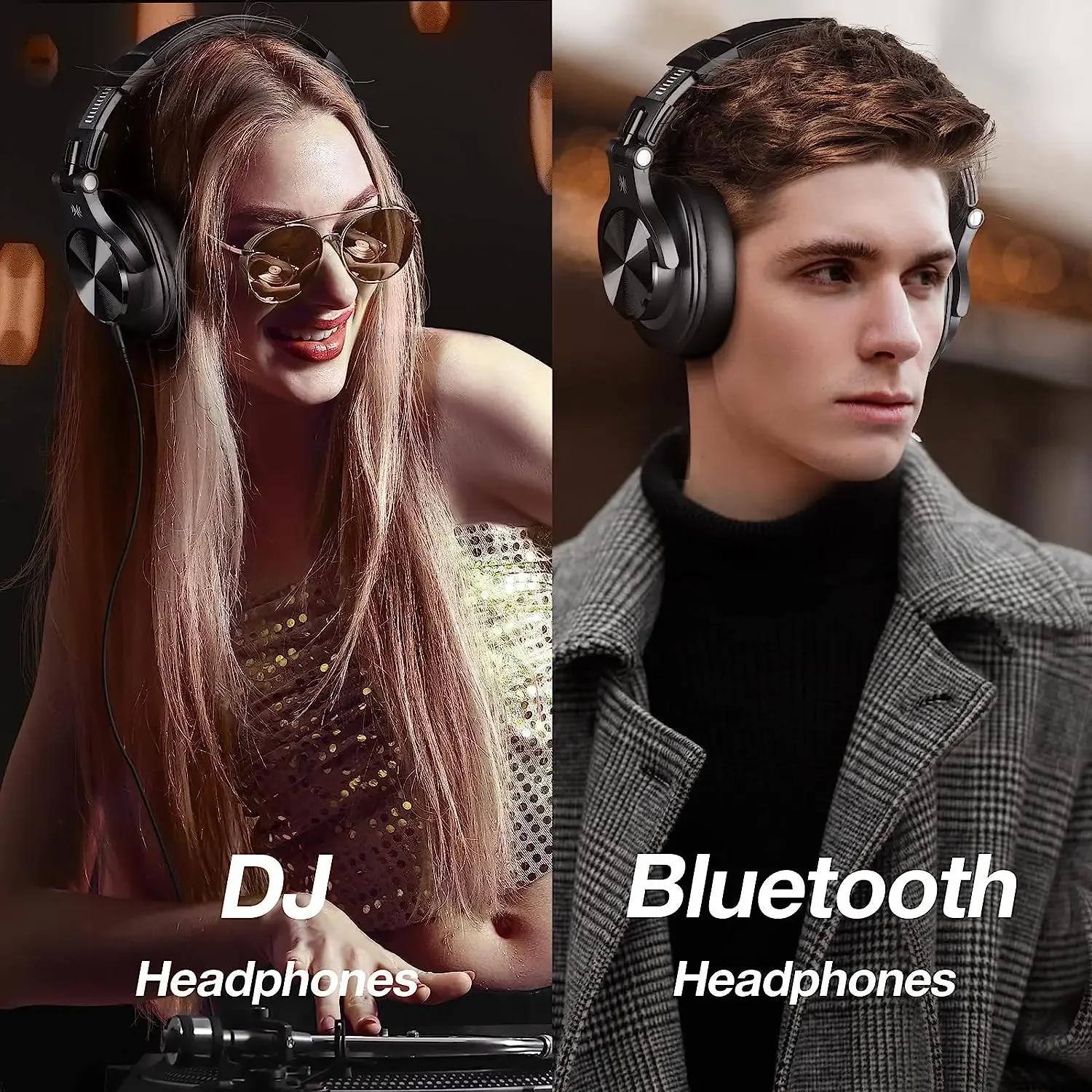 Oneodio Fusion A70 Bluetooth Headphones Hi-Res Audio Over Ear Wireless Headset 72H Professional Studio Monitor DJ HiFi Earphones - Image 6