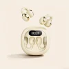 Open Clip Wireless Earbuds Anti Sound Leak Construction Immersive Stereo Surround Sound Equipped with Mic Digital Display