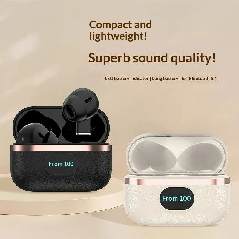 Open Ear TWS Headphones Bone Conduction Inspired Bluetooth Sports Earbuds Touch Control with LED Built-in Mic - Image 5