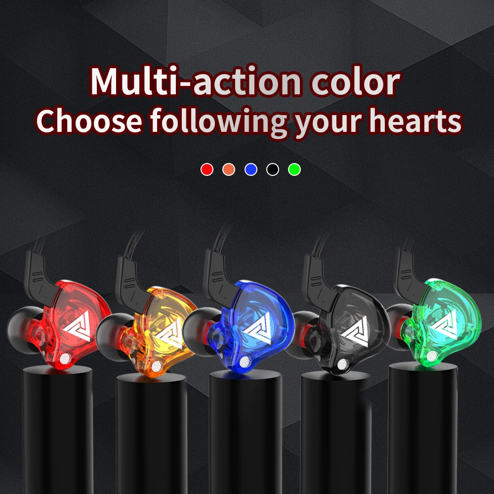Original QKZ AK6 AKX In Ear Earphone Dynamic Driver Unit Headphone With Mic Stereo Sports HIFI Subwoofer Headset Monitor Earbuds - Image 3