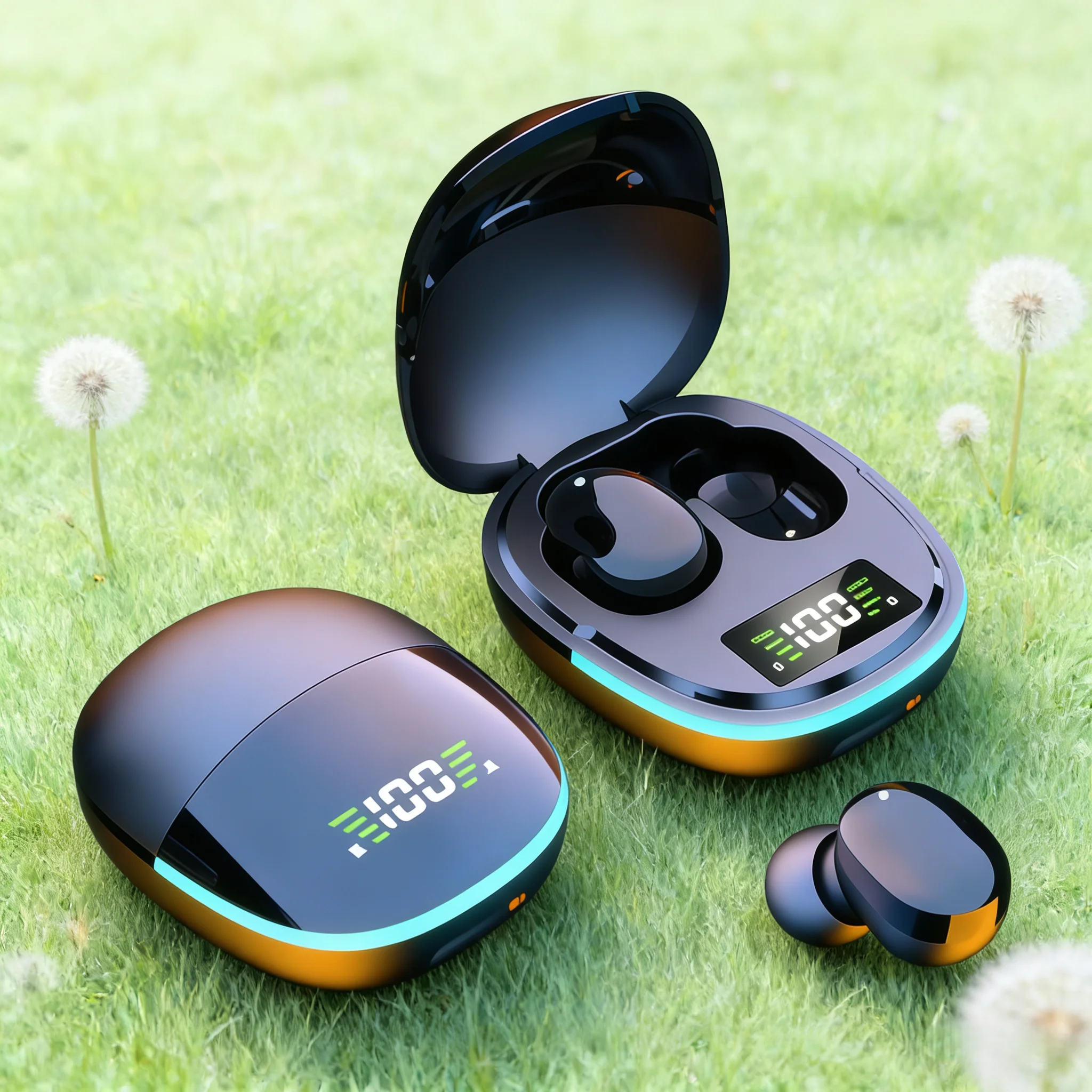 Original Wireless Earbuds LED Display Comfortable Fit HiFi Sound Low Latency Outdoor Sports Bluetooth Earbuds - Image 2