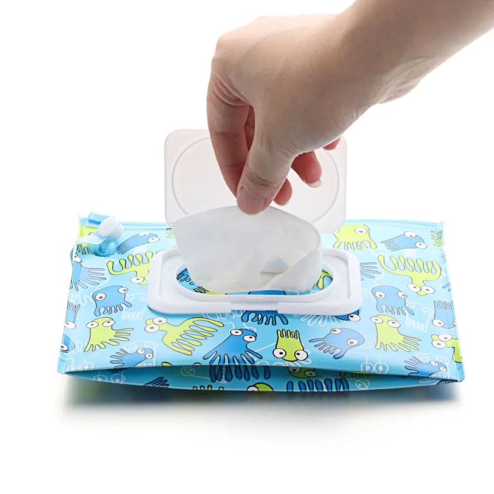 Outdoor Flip Cover Carrying Case Stroller Accessories Tissue Box Cosmetic Pouch Wet Wipes Bag - Image 2