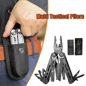 Outdoor Folding Pliers EDC Multi Tool Professional Camping Tactical Pliers Multi Purpose Tool for Camping Fishing Daily Carry