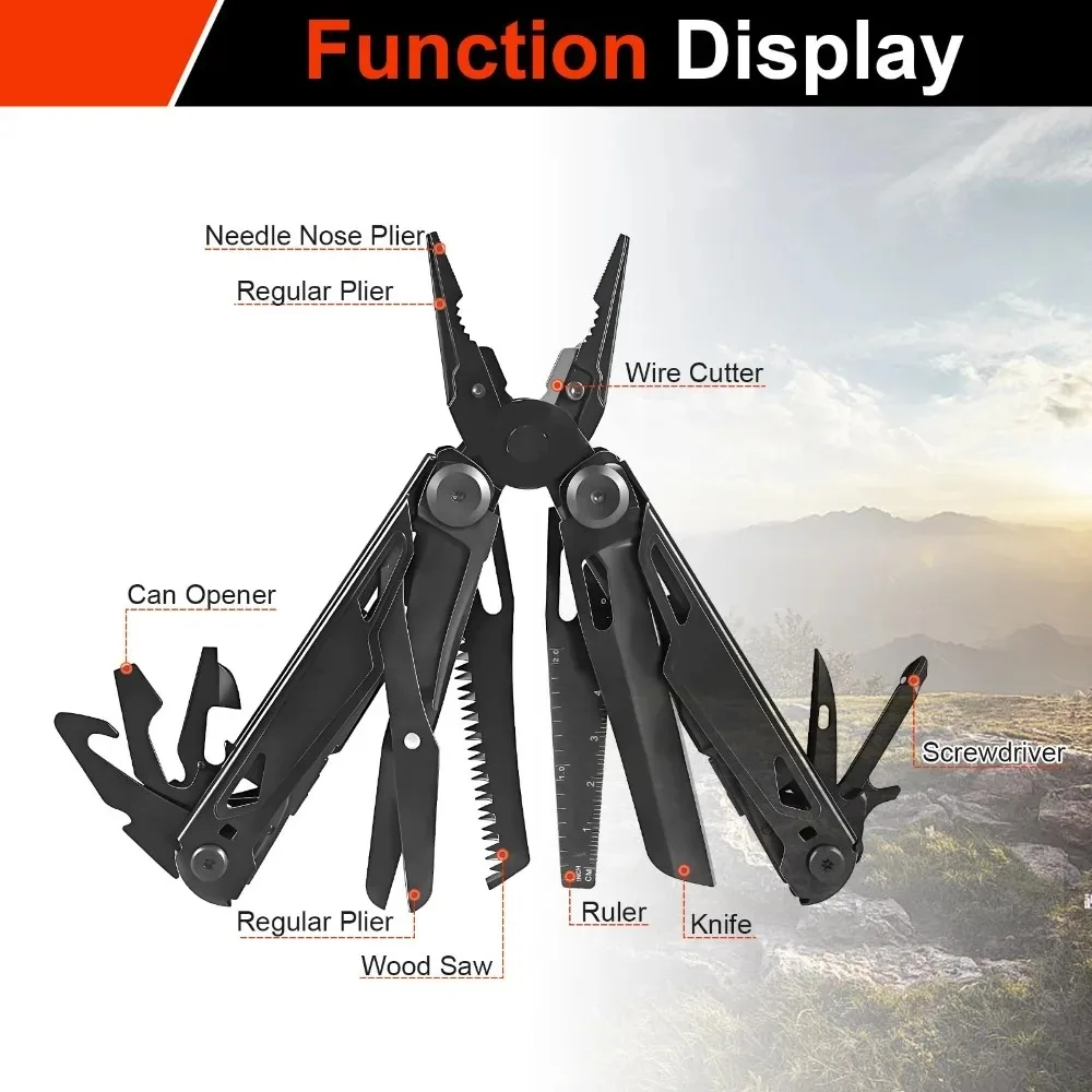 Outdoor Folding Pliers EDC Multi Tool Professional Camping Tactical Pliers Multi Purpose Tool for Camping Fishing Daily Carry - Image 6