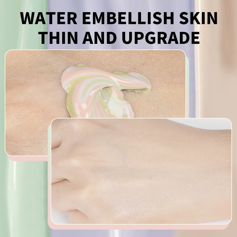 O‘’CHEAL One-Step Three Color Spiral Contour Isolation Primer Moisturizing Cream Face Care Corrector Foundation Makeup Cosmetic - Image 5