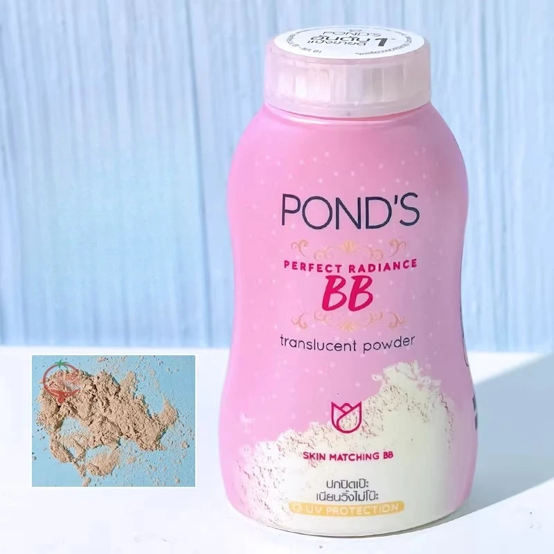 PONDS Thailand Setting Powder, Oil-Control & Long-Lasting Matte Finish, Lightweight Face Powder for Makeup Fixing - Image 3