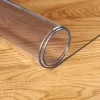 PVC Transparent Tablecloth with a Thickness, Heat-Resistant, Waterproof, and Oil Resistant Dining Table Mat, 1pc