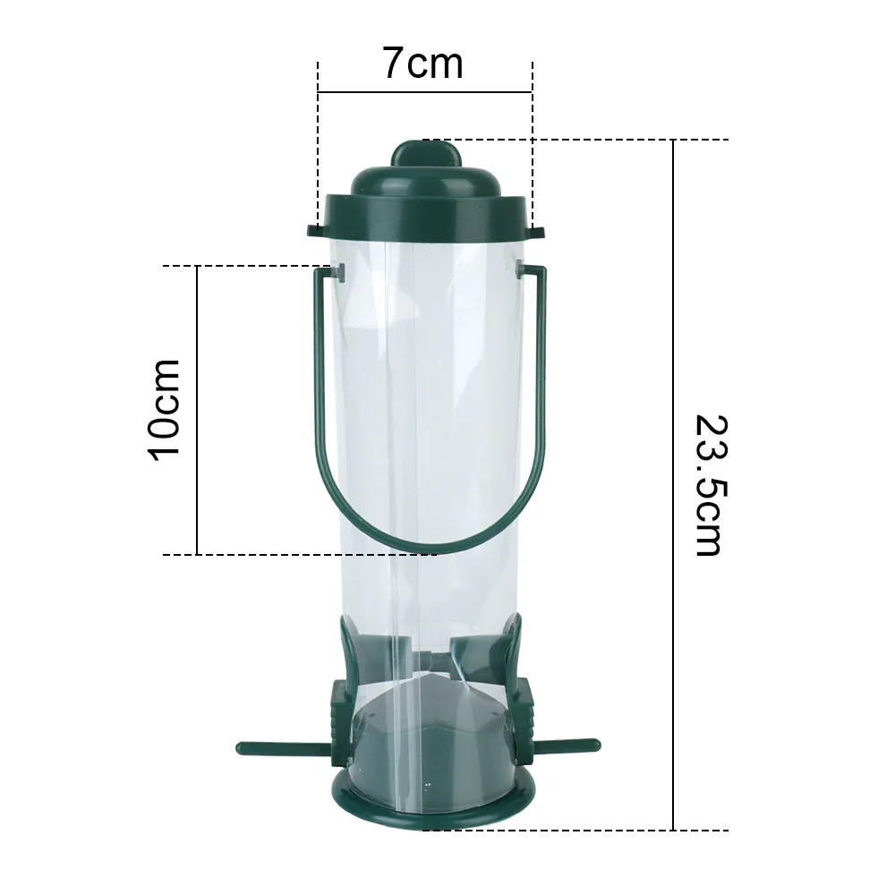 Pet Supplies Bird Feeder Bird Feeding Tool Outdoor Decoration Garden Paddock Wild Bird Seed Feeder Hanging Bird Tableware - Image 6
