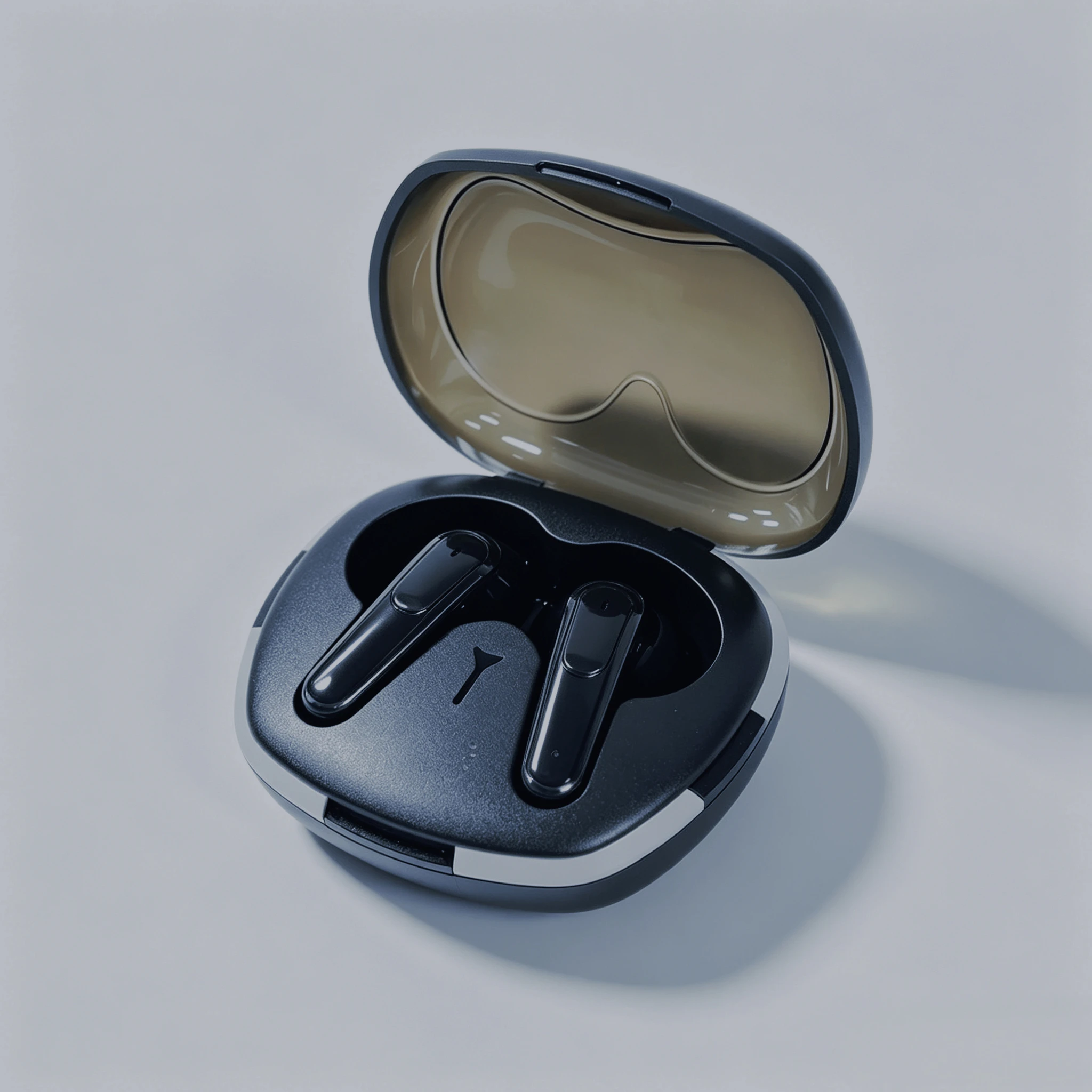 Portable Sports Wireless Bluetooth Earbuds RGB Lighting Noise Cancelling HiFi Stereo Sound Built‑in Mic Headphones