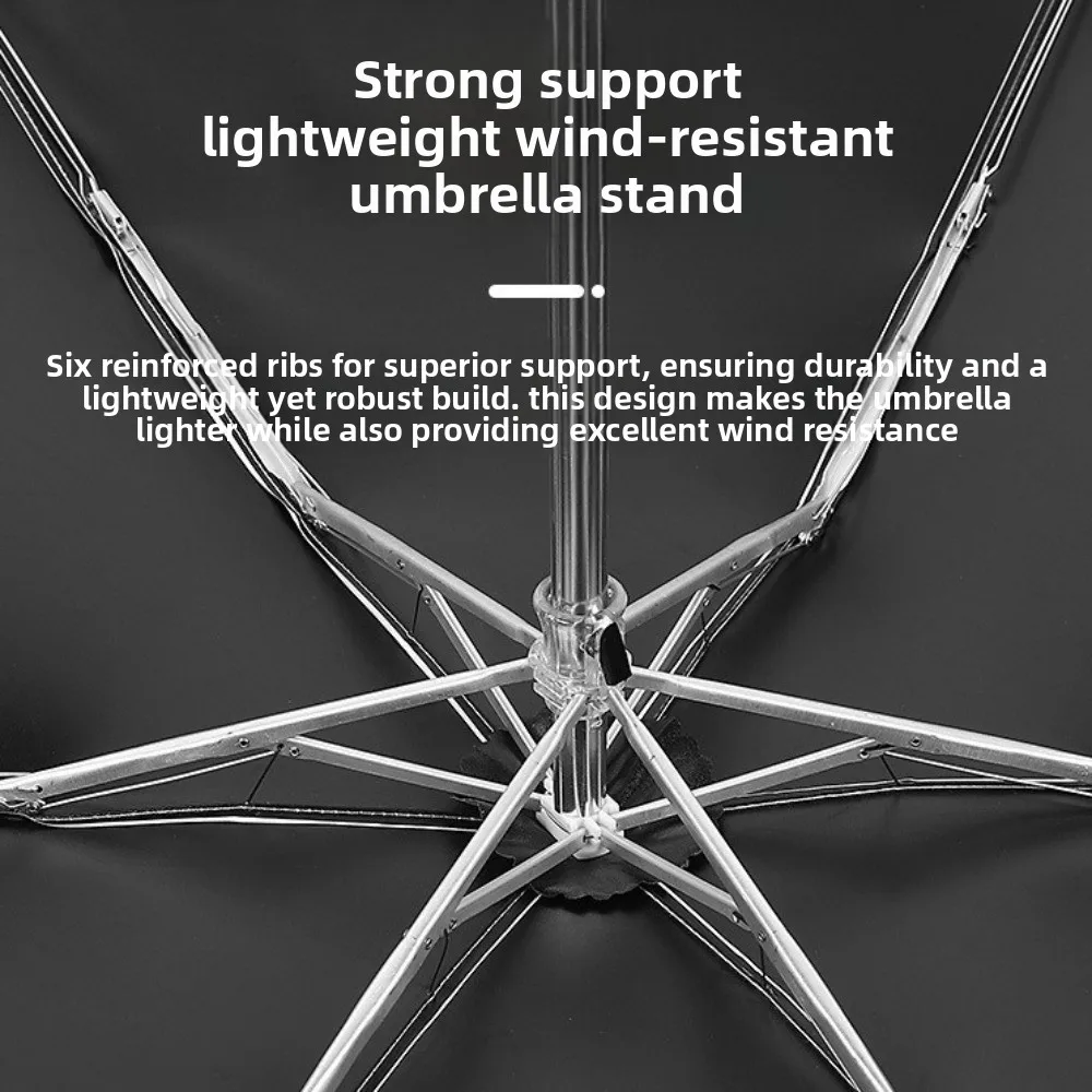Portable Ultraviolet Protection Pocket Rain Umbrella Ultralight Folding Pocket Parasol Mini Dual Use Sun Umbrella Summer - Image 5