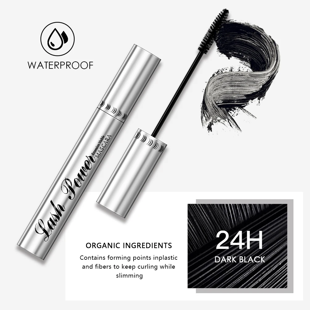 QIBEST 4D Silk Fiber Eyelash Mascara Waterproof Black Mascara For Eyelash Extension Thick Lift Lengthening Lasting Makeup Rimel - Image 4