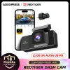 REDTIGER A3 3 Channel Dash Cam Dash Camera 2.5K+1080P+1080P Built-in 5.8Ghz WiFi Night Vision Parking Monitor