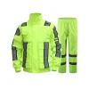 Reflective Rain Suit Long-Lasting High Visibility Rain Suit Windproof