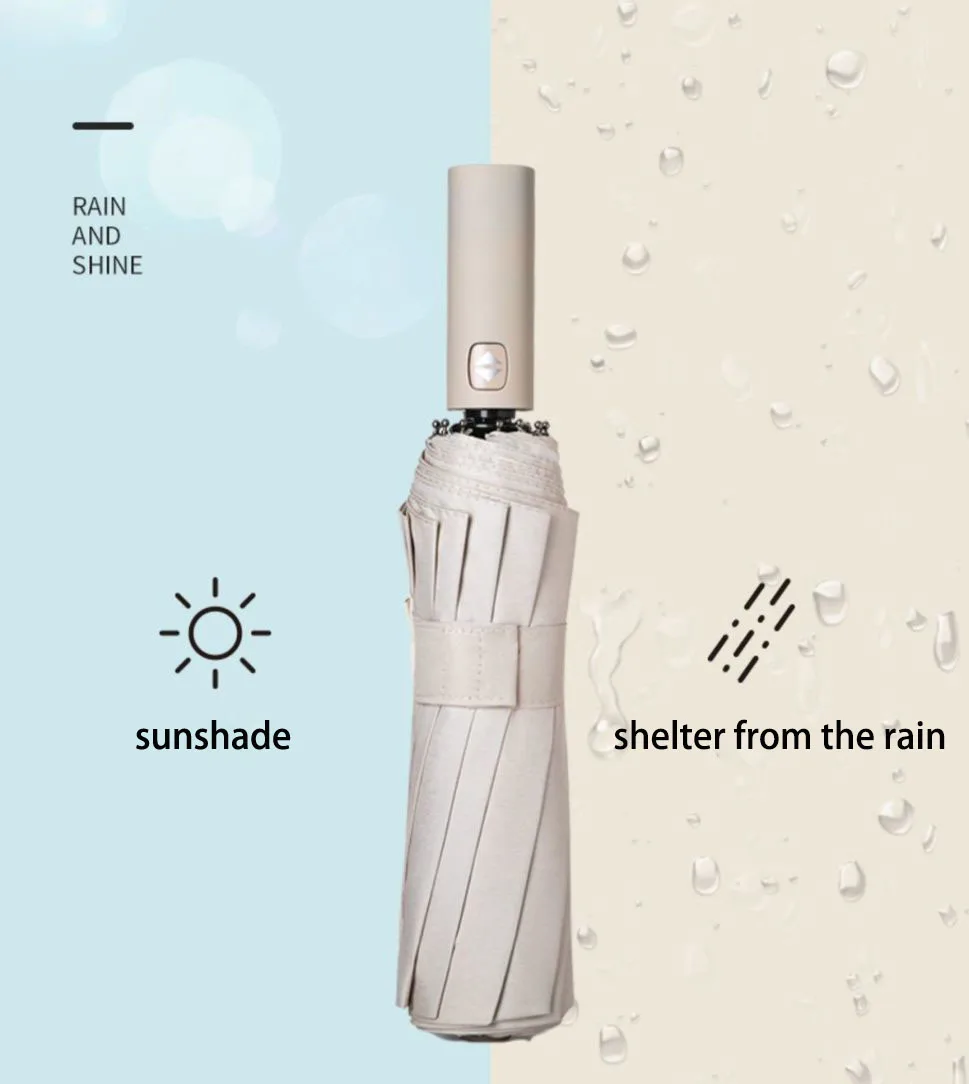 Reinforced 24-Bone Umbrella, Men's Business Strong And Durable Wind-resistant Umbrella, Anti-UV Sunscreen Umbrella Women's Sunny - Image 2