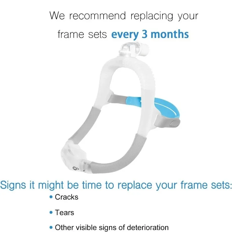 Replacement AirFit P30i Nasal Pillow Airfit N30i Nasal Mask Support CPAP Universal Respiratory Nasal Pillow Mask Sets - Image 5