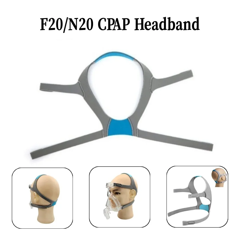 Replacement Headgear Strap Compatible with F20 N20 CPAP Mask Adjustable Ventilator Headband Sleep Apnea Accessory