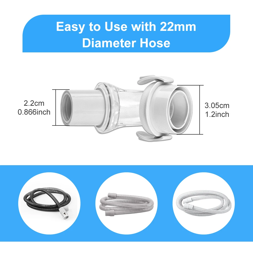 Replacement Tubing Elbow Connector for AirFit F20 Ventilator Face Mask CPAP Mask Mouth Nasal Mask for Sleep Apnea Accessories - Image 5