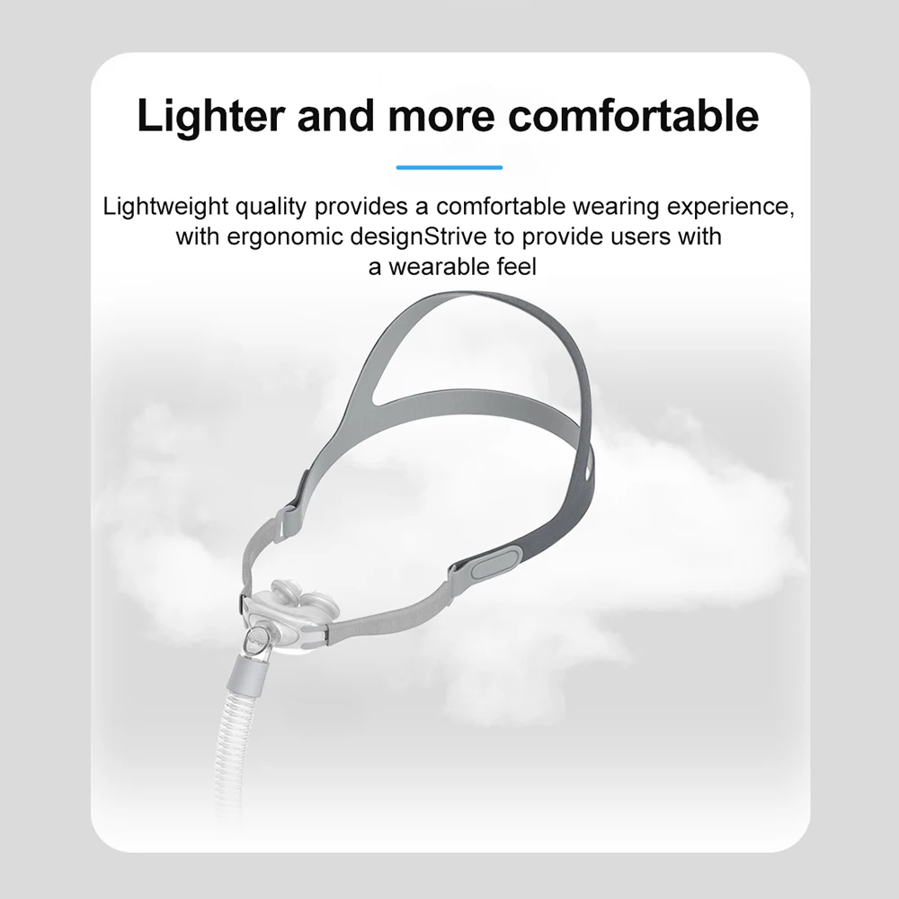 Resoxy Cpap Nasal Pillows Mask Universal PM2 Multiple Sizes Sleep Apnea CPAP Nasal Mask Compatible with ResMed& Philips & Fisher - Image 3