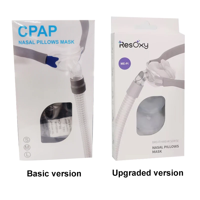 Resoxy Cpap Nasal Pillows Mask Universal PM2 Multiple Sizes Sleep Apnea CPAP Nasal Mask Compatible with ResMed& Philips & Fisher - Image 6
