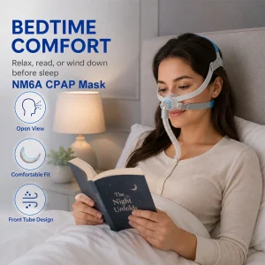 Resoxy New CPAP Nasal Mask Anti Snoring Sleep Apnea Medical Mask With Headgear Hose Helps Sleep For CPAP BiPAP Machine Device
