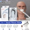Resoxy Universal PM1, CPAP Nasal Pillows Mask, S/M/L 3 in 1 Silicone Cushions, For CPAP BIPAP Device, Helps Sleep Snoring Apnea