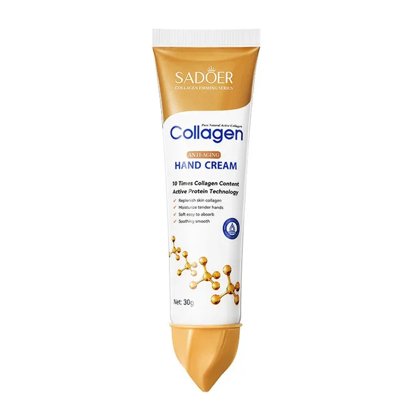 SADOER Collagen Hand Cream Hands Skin Friming skincare Moisturizing Brightening Hydrating Hands Creams Hand Skin Care Products - Image 6