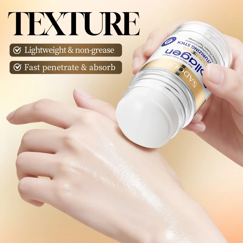 SADOER Collagen Hand & Foot Cream Stick Moisturizing Anti Cracking Whitening Anti Wrinkles Anti-Aging Hands Skin Care Products - Image 4