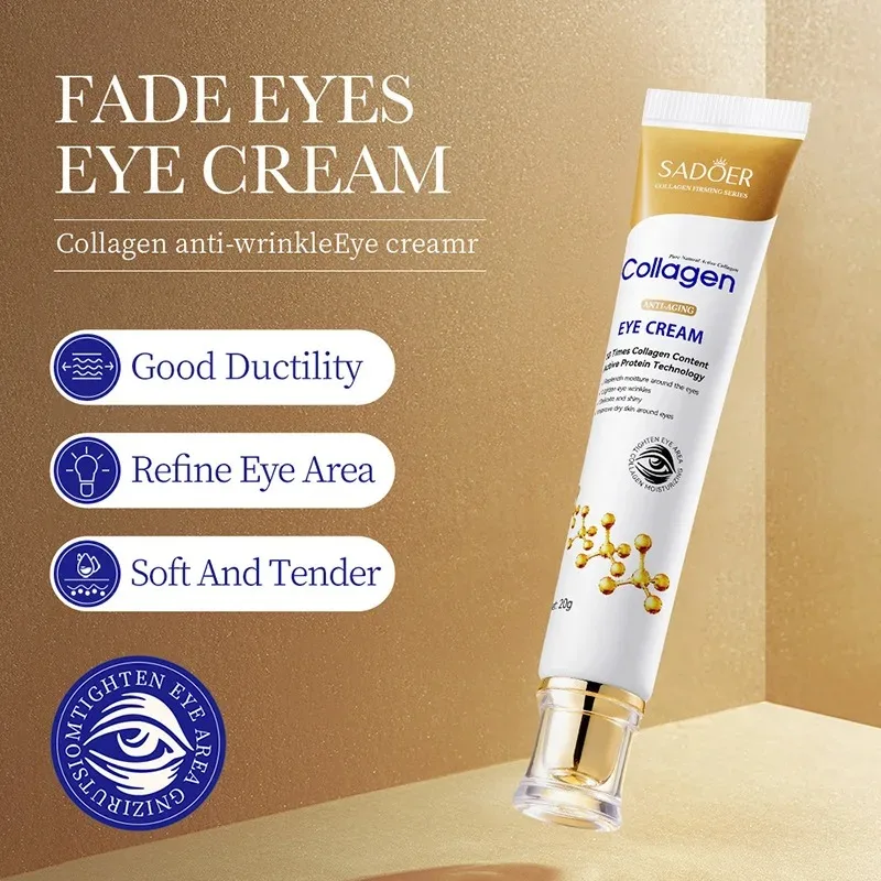 SADOER Collagen Skin Care Kit Eye Cream&Moisturizing Face Cream Anti Dark Circles Anti-aging Moisturizing skincare Skin Care Set - Image 2