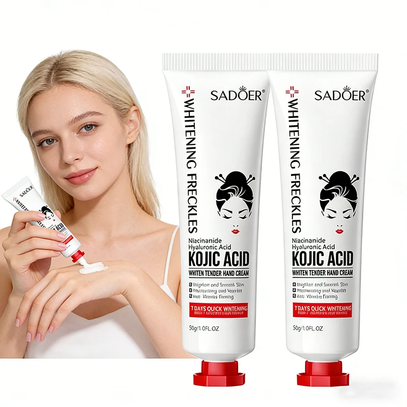 SADOER Kojic Acid Hand Cream Moisturizing Nourishing Brightening Hydrating Hand Creams Beauty Hands Skin Care Products