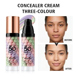 SPF 50 Primer for Face Before Makeup Sun 3 In 1 Color Corrector Face Primer Oil Control & Moisturizing Skin Tone Correcting