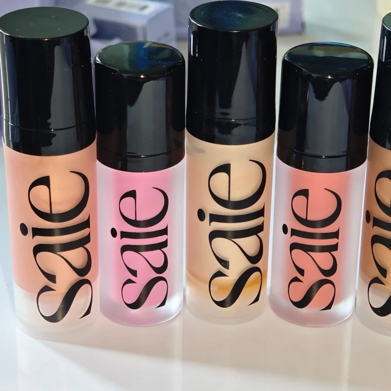 Saie Brand Easy To Color Liquid Blusher Micro-shimmer High Gloss Liquid Highlight Face Bronze Contour Cream Nasal Shadow Makeup - Image 2