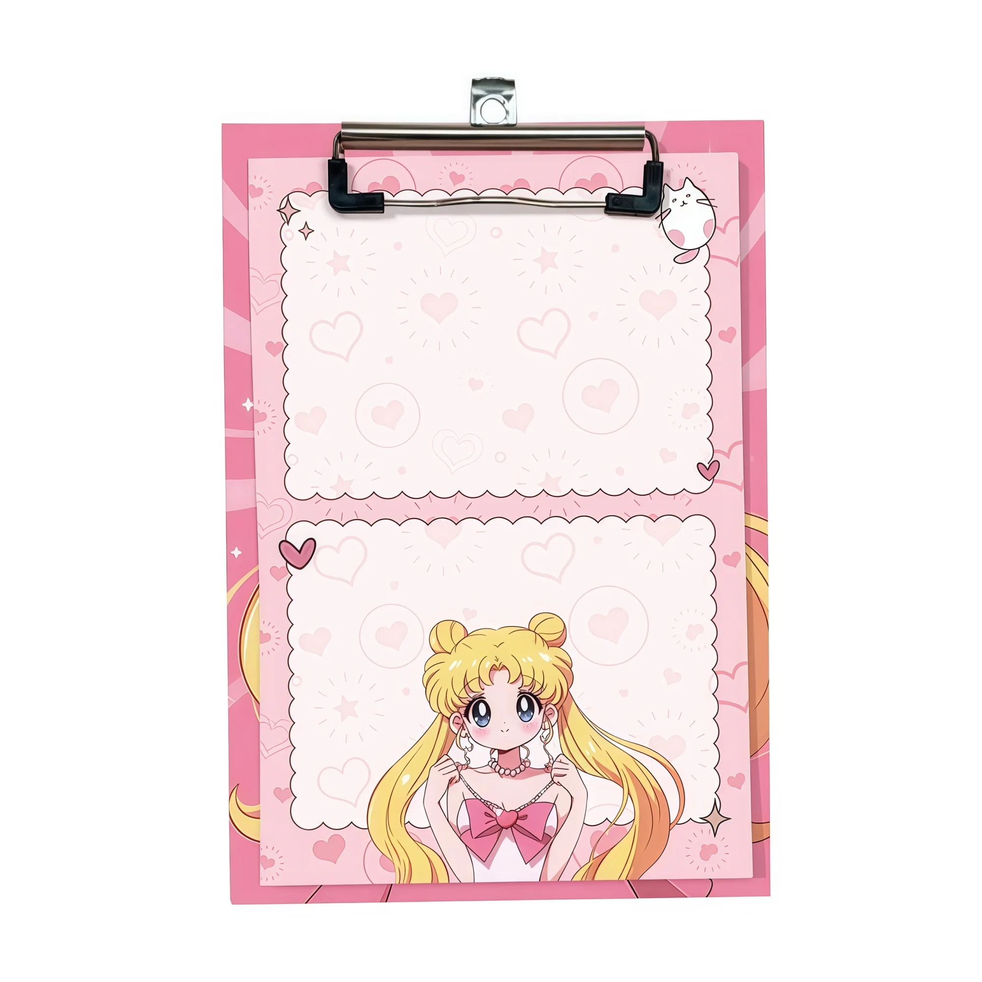 Sailor Moon Usagi Tsukino A5 Writing Pad Notebook Anime Blank Notes Student Memo Stationery Set