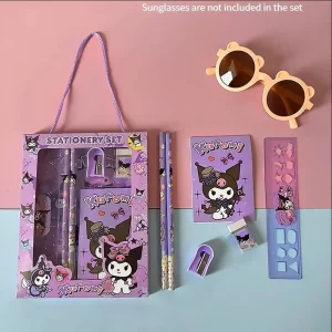 Sanrio Stationery Gift Box Set Back to School Gift Stationery Set Student and Children's Reward Gift 6-piece Set