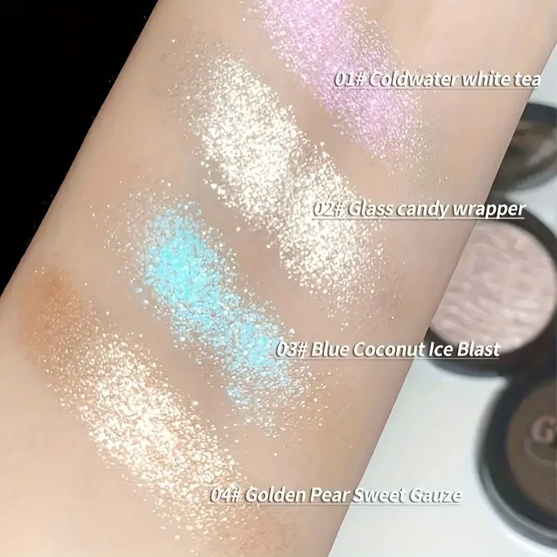 Shimmer Glitter Mashed Potatoes Highlighter Shine Highlighter Makeup Gel Face and Body Brighten Glitter Natural Contour Makeup - Image 3