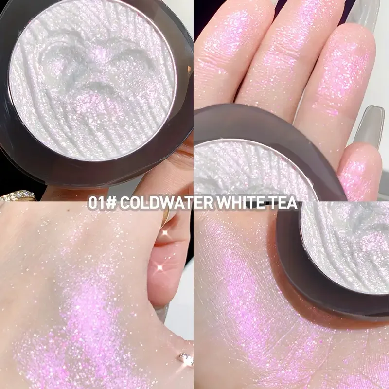 Shimmer Glitter Mashed Potatoes Highlighter Shine Highlighter Makeup Gel Face and Body Brighten Glitter Natural Contour Makeup - Image 5