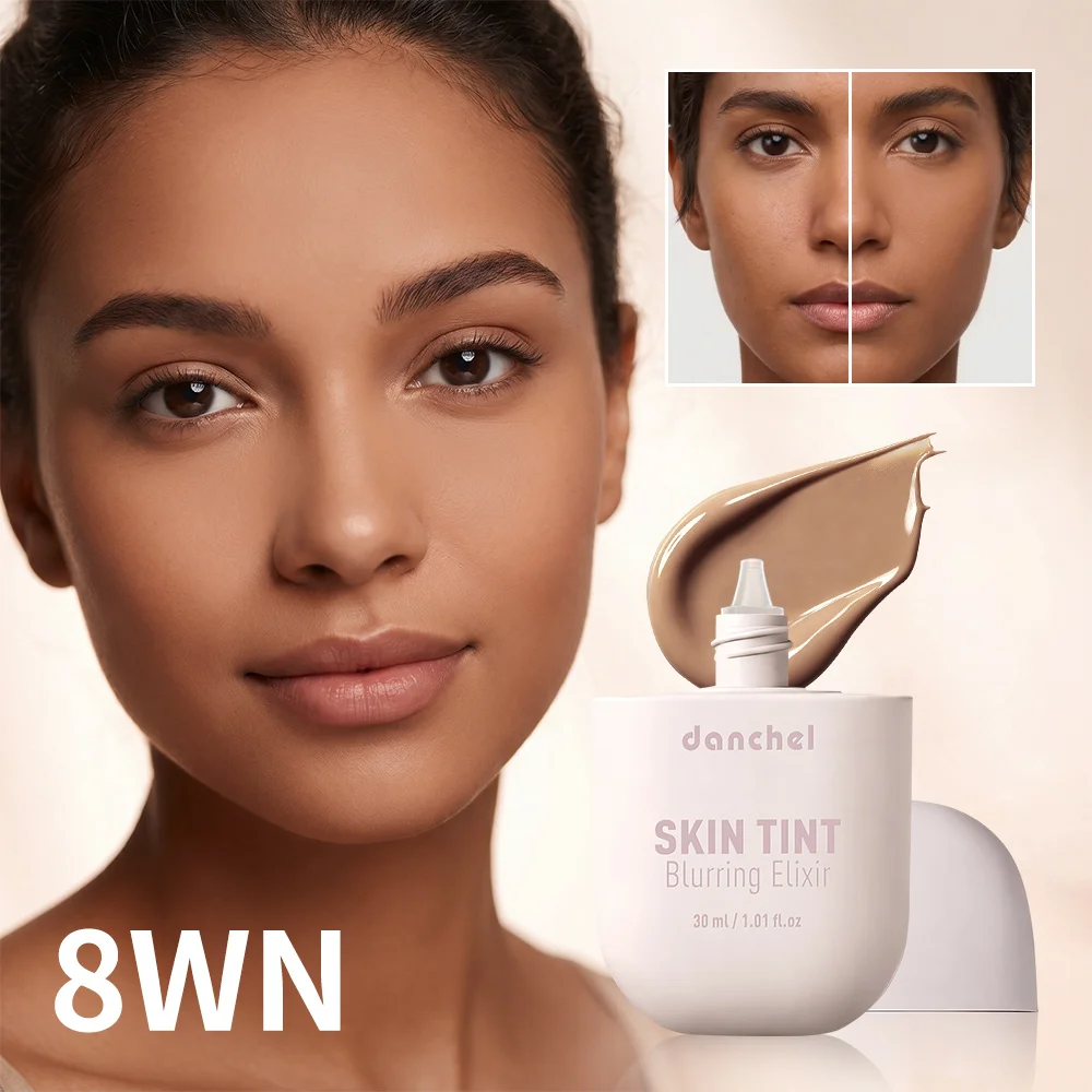 Skin Tint Blurring Elixir Foundation Lightweight & Breathable Blur Pores Fine Lines Hydrating Coverage Face Makeup for All Skin - Image 2