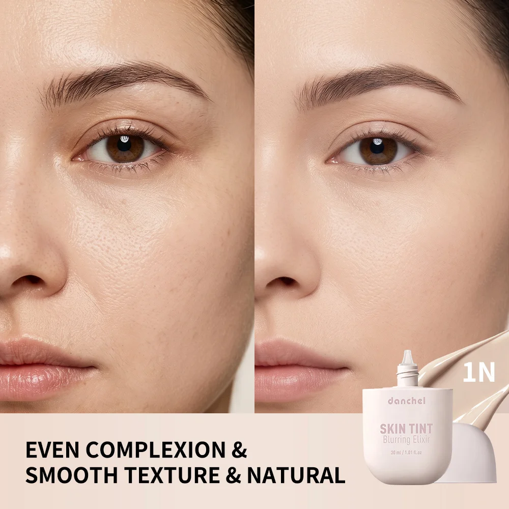 Skin Tint Blurring Elixir Foundation Lightweight & Breathable Blur Pores Fine Lines Hydrating Coverage Face Makeup for All Skin - Image 6