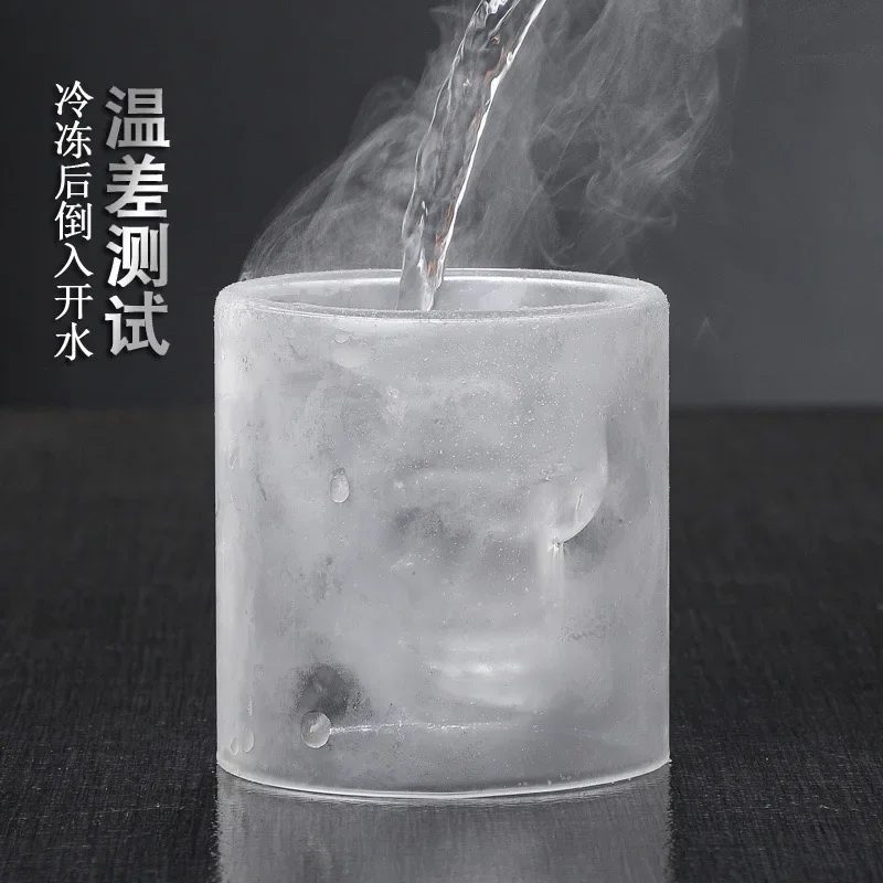 Skull Creative Glass Bar Clear Insulated Glass Skull Whiskey Liquor Beer Glass Shaped Glass - Image 6