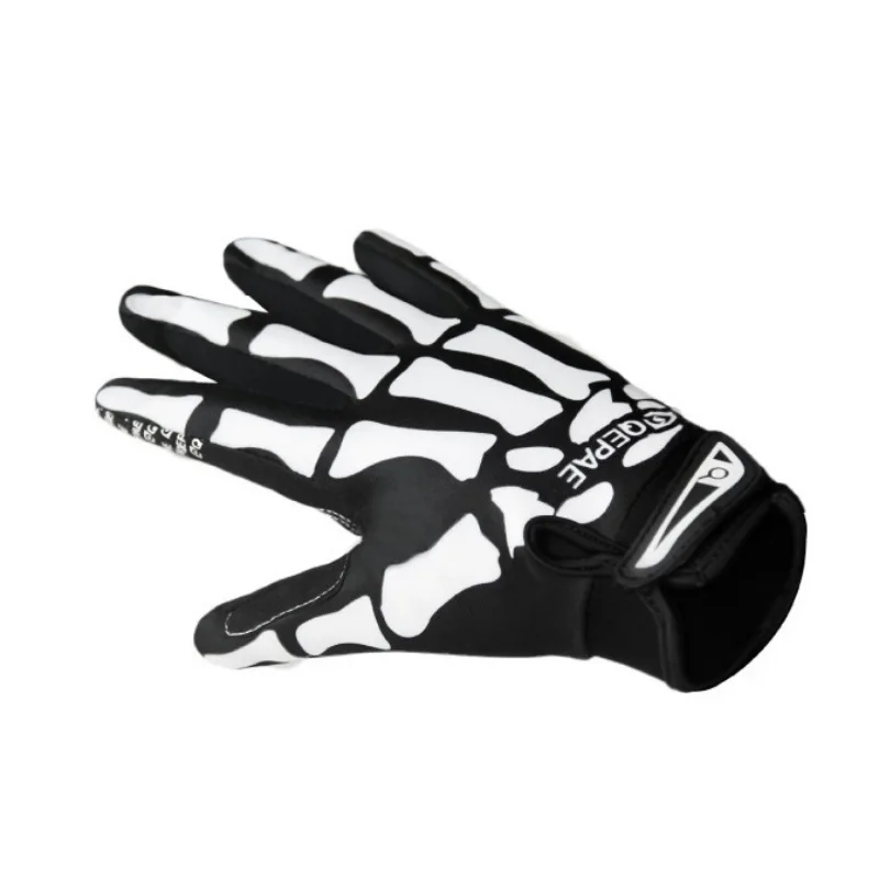 Skull Full Finger Knuckle Glove Anti-slip Mittens Motorcycle Cycling Winter Warm Mitten Unisex Sport Gloves Bicycle Equipment - Image 4